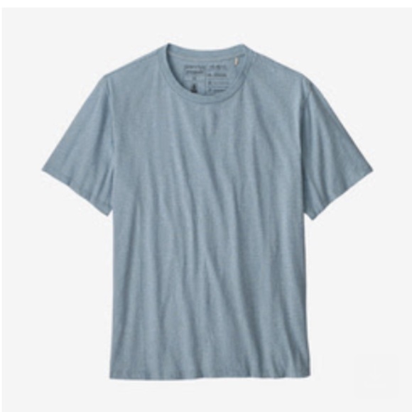 Women's XS Blue Regenerative Organic Certified® Cotton Tee Shirt - Picture 1 of 7
